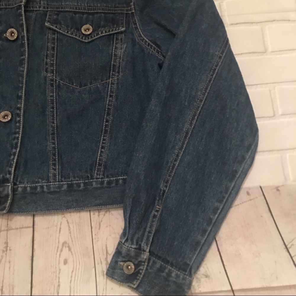 Juniors.Com Cyber Generation Girls Jean Jacket S M - Picture 3 of 6